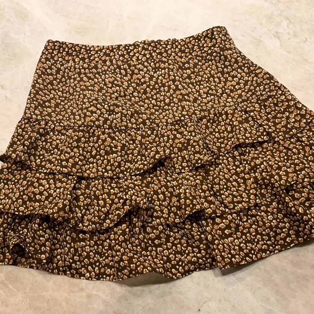 Animal Dots Flutter Skirt